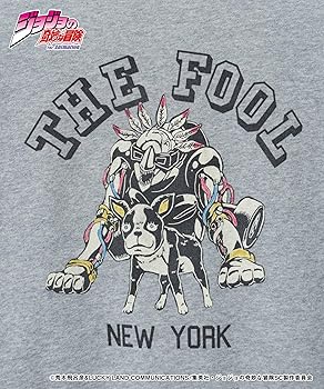 glamb jojo スウェット glamb Iggy Sweat イギースウェット JOJO ジョジョ 愚者 ザ